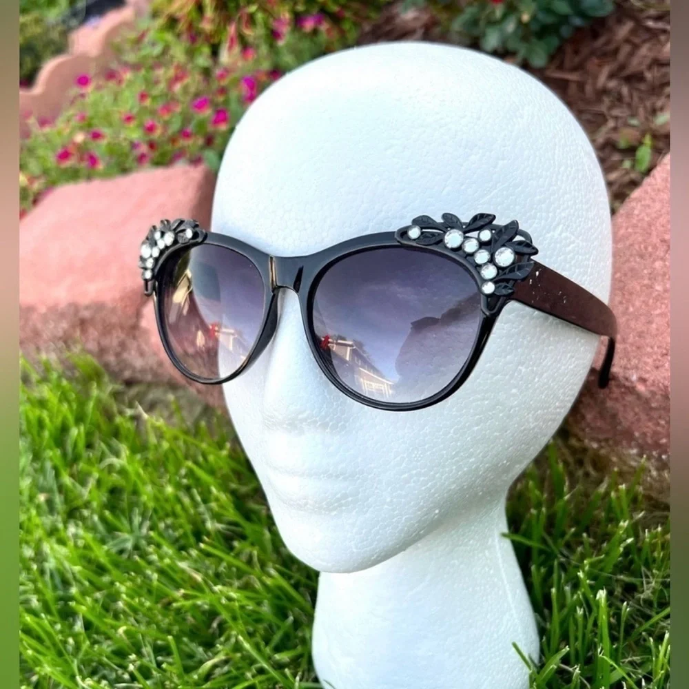 Foster Grant Bling Cat Eye Sunglasses